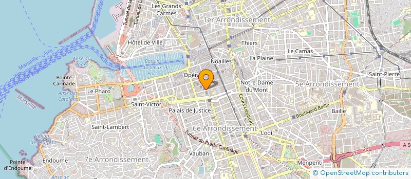 localisation de l'entreprise PROTEC PRESTIGE PACA PRIVEE à MARSEILLE