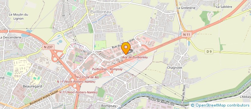 localisation de l'entreprise PROTEC SECURITE PRIVEE  PUILBOREAU