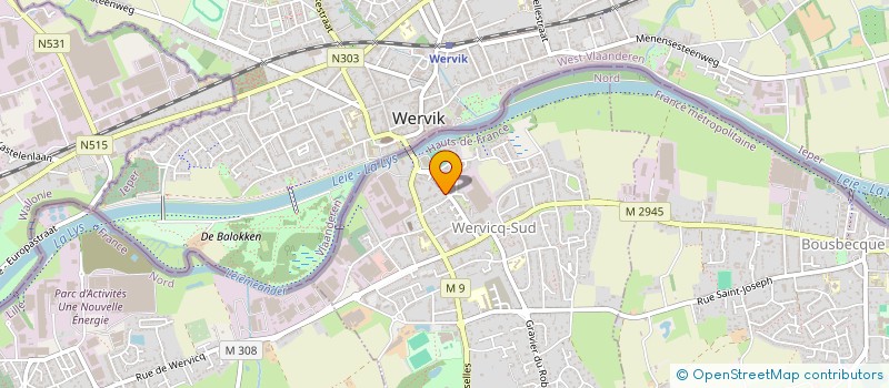localisation de l'entreprise PROTEC-SOL à WERVICQ-SUD
