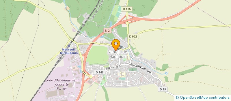 localisation de l'entreprise PROTEC'STOR à NANTEUIL-LE-HAUDOUIN