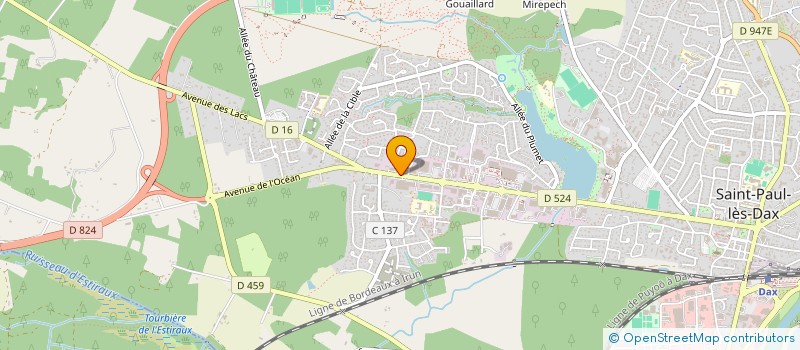 localisation de l'entreprise PROTEC STORES à SAINT-PAUL-LES-DAX