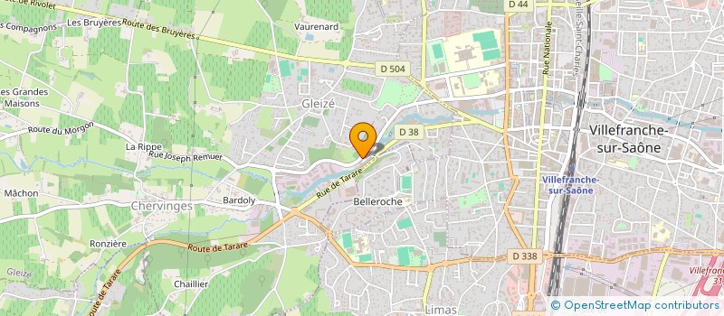 localisation de l'entreprise PROTECH à GLEIZE