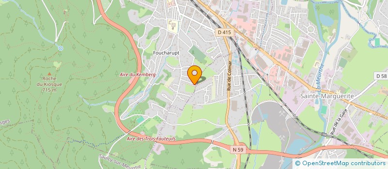 localisation de l'entreprise PROTECH  SAINT-DIE-DES-VOSGES