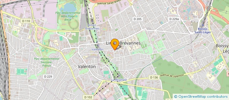 localisation de l'entreprise PROTECH  LIMEIL-BREVANNES