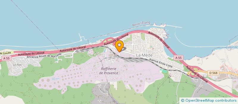 localisation de l'entreprise PROTECH à CHATEAUNEUF-LES-MARTIGUES