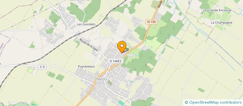 localisation de l'entreprise PROTECH ALARME  MEDIS