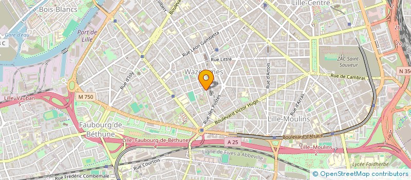 localisation de l'entreprise PROTECH EQUIPEMENTS à LILLE