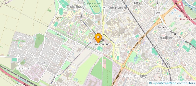 localisation de l'entreprise PROTECH EST  REIMS