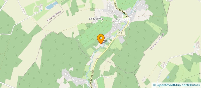 localisation de l'entreprise PROTECH FEU  DOMPTIN