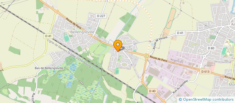 localisation de l'entreprise PROTECH FOYER  ARGENCES