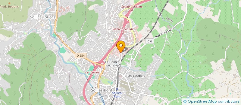 localisation de l'entreprise PROTECH IMMO  SOLLIES-PONT