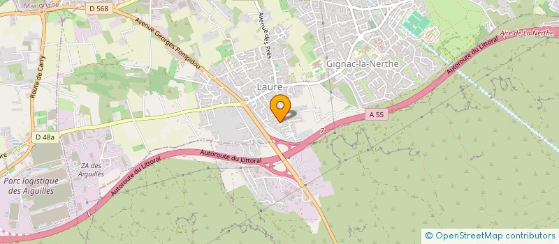 localisation de l'entreprise PROTECH INCENDIE SERVICE à GIGNAC-LA-NERTHE