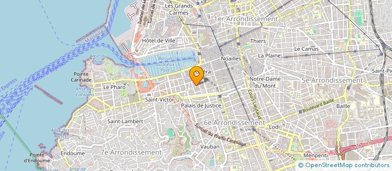 localisation de l'entreprise PROTECH REVETEMENT à MARSEILLE