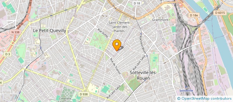 localisation de l'entreprise PROTECH'S à ROUEN