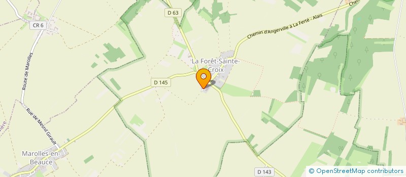 localisation de l'entreprise PROTECH SERVICES à LA FORET-SAINTE-CROIX
