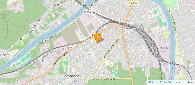 localisation de l'entreprise PROTECH SERVICES à DAMMARIE-LES-LYS