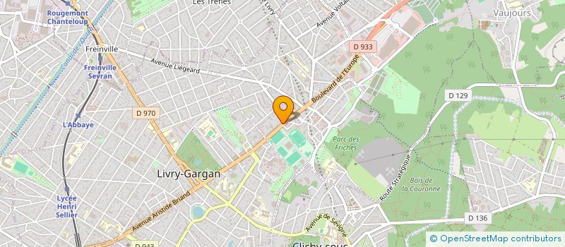 localisation de l'entreprise PROTECH SERVICES INFORMATIQUES  LIVRY-GARGAN