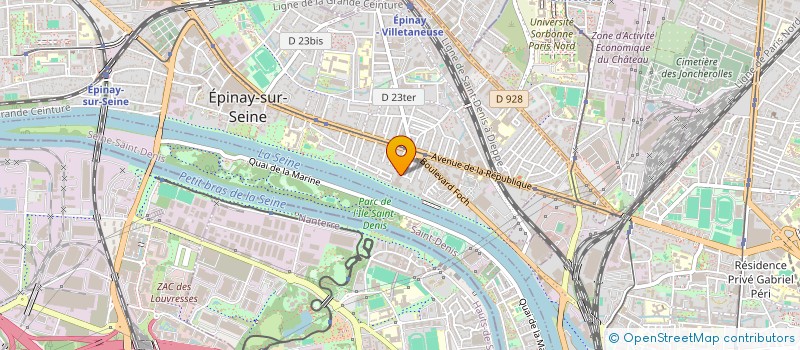 localisation de l'entreprise PROTECHIM à EPINAY-SUR-SEINE