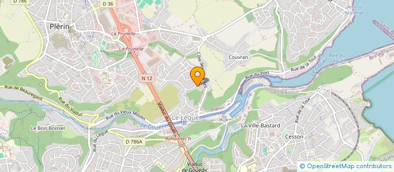 localisation de l'entreprise PROTECK HABITAT 22 à PLERIN