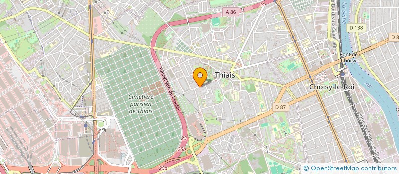 localisation de l'entreprise PROTECPRO  THIAIS