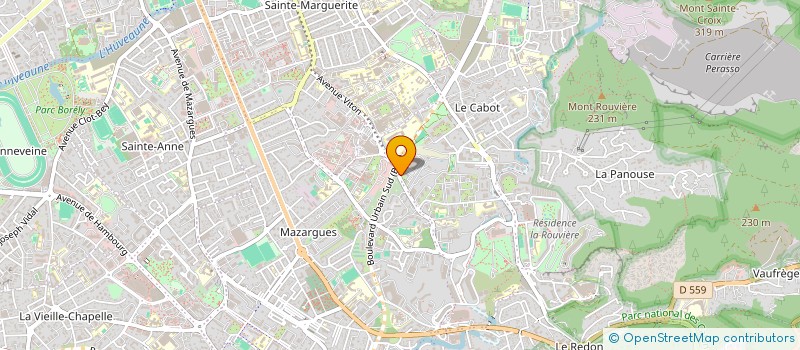 localisation de l'entreprise PROTECSUR INCENDIE à MARSEILLE