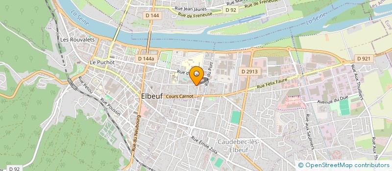 localisation de l'entreprise PROTECSURE EVENT'S à ELBEUF