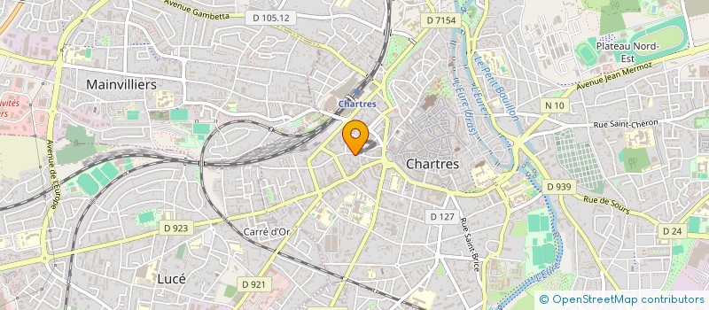 localisation de l'entreprise PROTECT'ALARM à CHARTRES