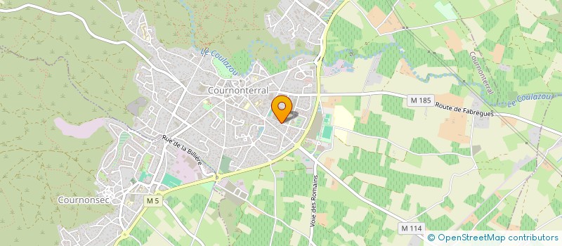 localisation de l'entreprise PROTECT ANIMAUX MEZE ET ENVIRONS à COURNONTERRAL