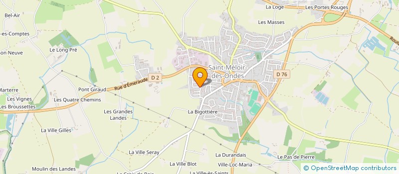 localisation de l'entreprise PROTECT ARTISTES MUSIC  SAINT-MELOIR-DES-ONDES