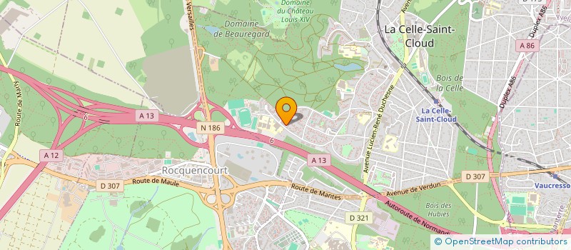 localisation de l'entreprise PROTECT ASSUR  LA CELLE-SAINT-CLOUD