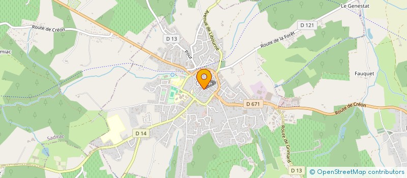 localisation de l'entreprise PROTECT ATHENA  SAINT-GENES-DE-LOMBAUD