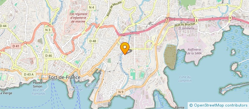 localisation de l'entreprise PROTECT DOM  FORT-DE-FRANCE
