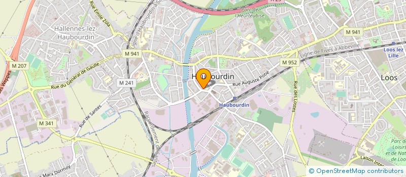 localisation de l'entreprise PROTECT ENERGIE à HAUBOURDIN