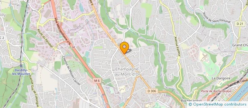 localisation de l'entreprise PROTECT ENERGIE à CHAMPAGNE-AU-MONT-D'OR