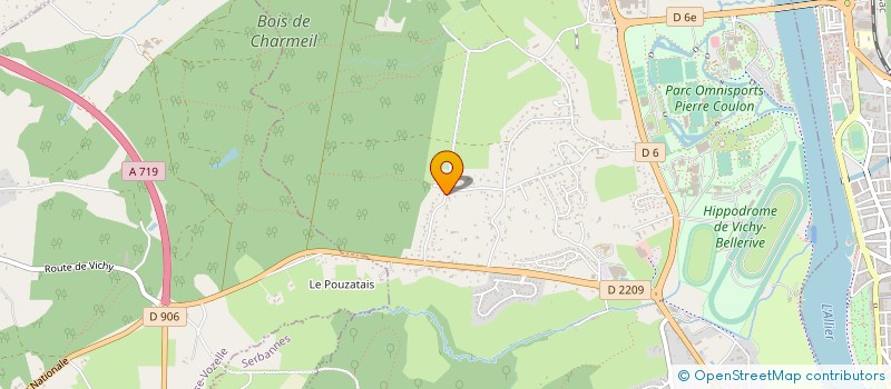 localisation de l'entreprise PROTECT INCENDIE à BELLERIVE-SUR-ALLIER