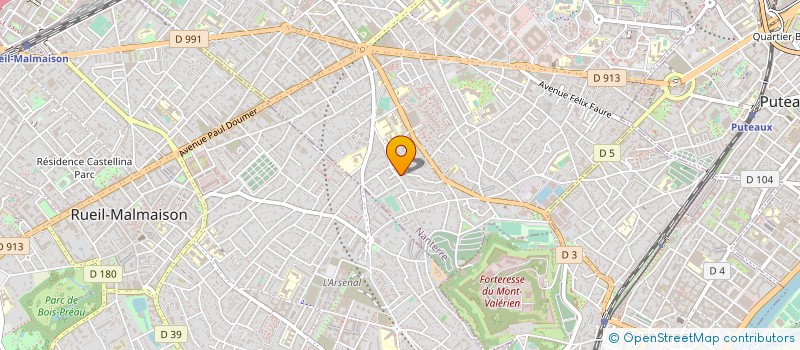 localisation de l'entreprise PROTECT ISOL ILE DE FRANCE à NANTERRE
