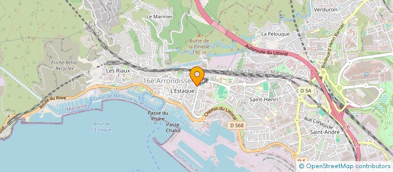 localisation de l'entreprise PROTECT MED à MARSEILLE
