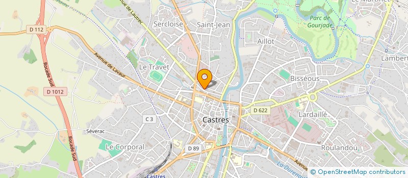 localisation de l'entreprise PROTECT SUD à CASTRES