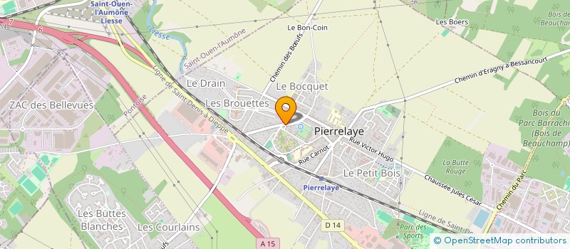 localisation de l'entreprise PROTECT'US  PIERRELAYE