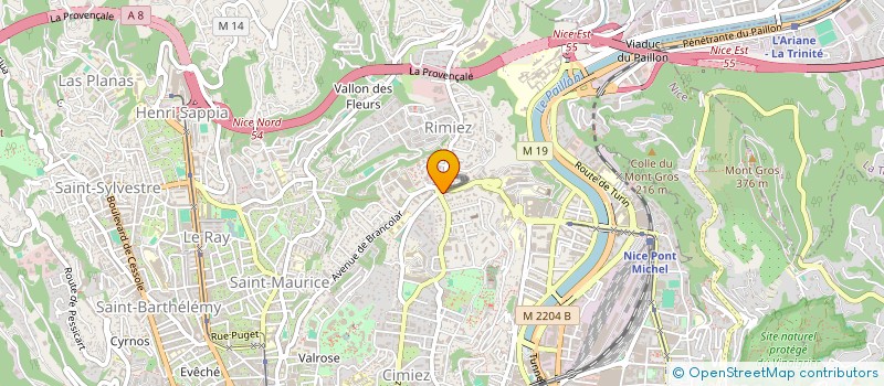 localisation de l'entreprise PROTECTDATA FRANCE à NICE