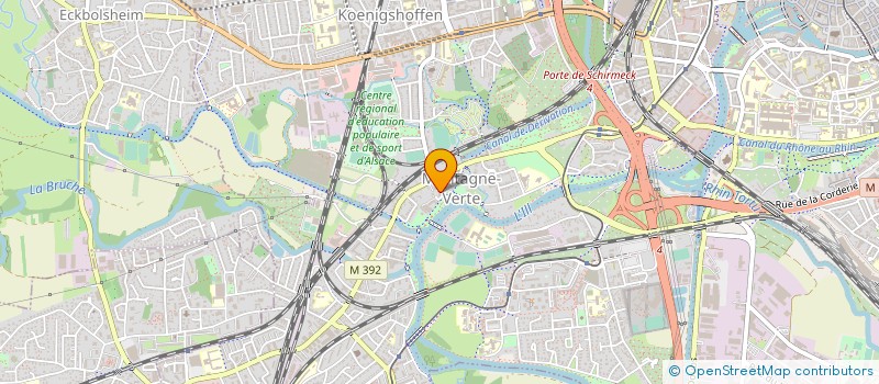 localisation de l'entreprise PROTECTEAM à STRASBOURG