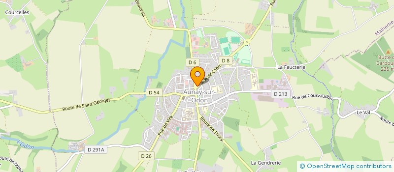 localisation de l'entreprise PROTECTEAM  LES MONTS D'AUNAY