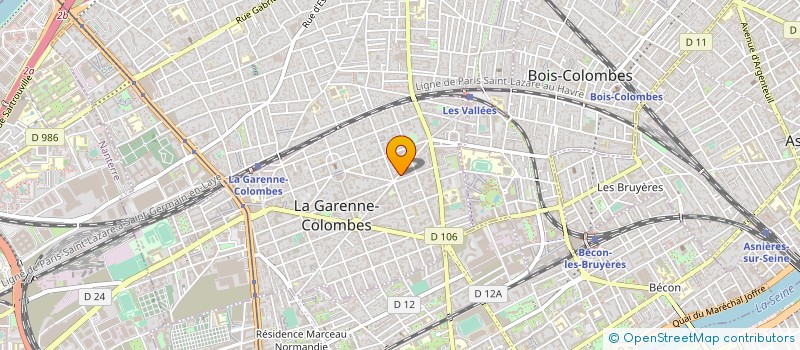 localisation de l'entreprise PROTECTEAM ELECTRONIQUE à LA GARENNE-COLOMBES