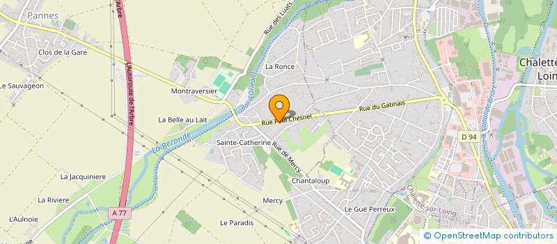 localisation de l'entreprise PROTECTETE INCENDIE 45  PANNES