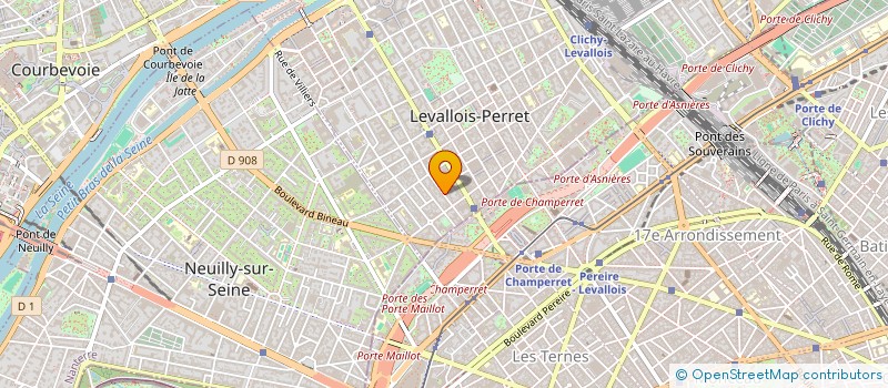 localisation de l'entreprise PROTECTIO à LEVALLOIS-PERRET