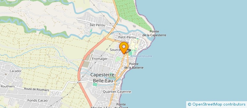 localisation de l'entreprise PROTECTION 2000 à CAPESTERRE-BELLE-EAU