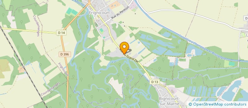 localisation de l'entreprise PROTECTION 51  FRIGNICOURT