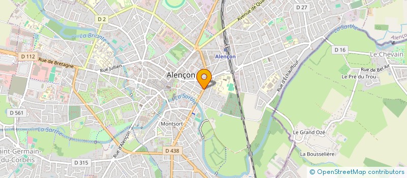 localisation de l'entreprise PROTECTION 61 à ALENCON