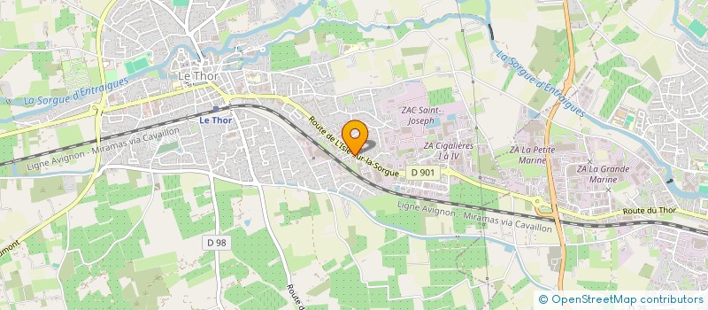 localisation de l'entreprise PROTECTION ACCIDENT DOMESTIQUE  LE THOR