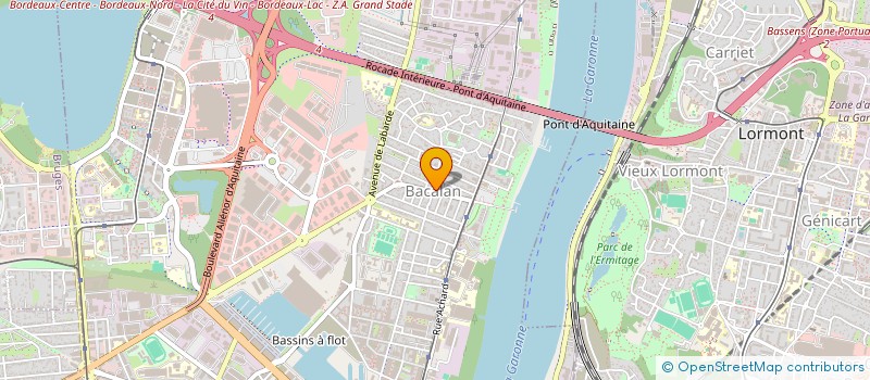 localisation de l'entreprise PROTECTION ACTION CONSEIL  BORDEAUX